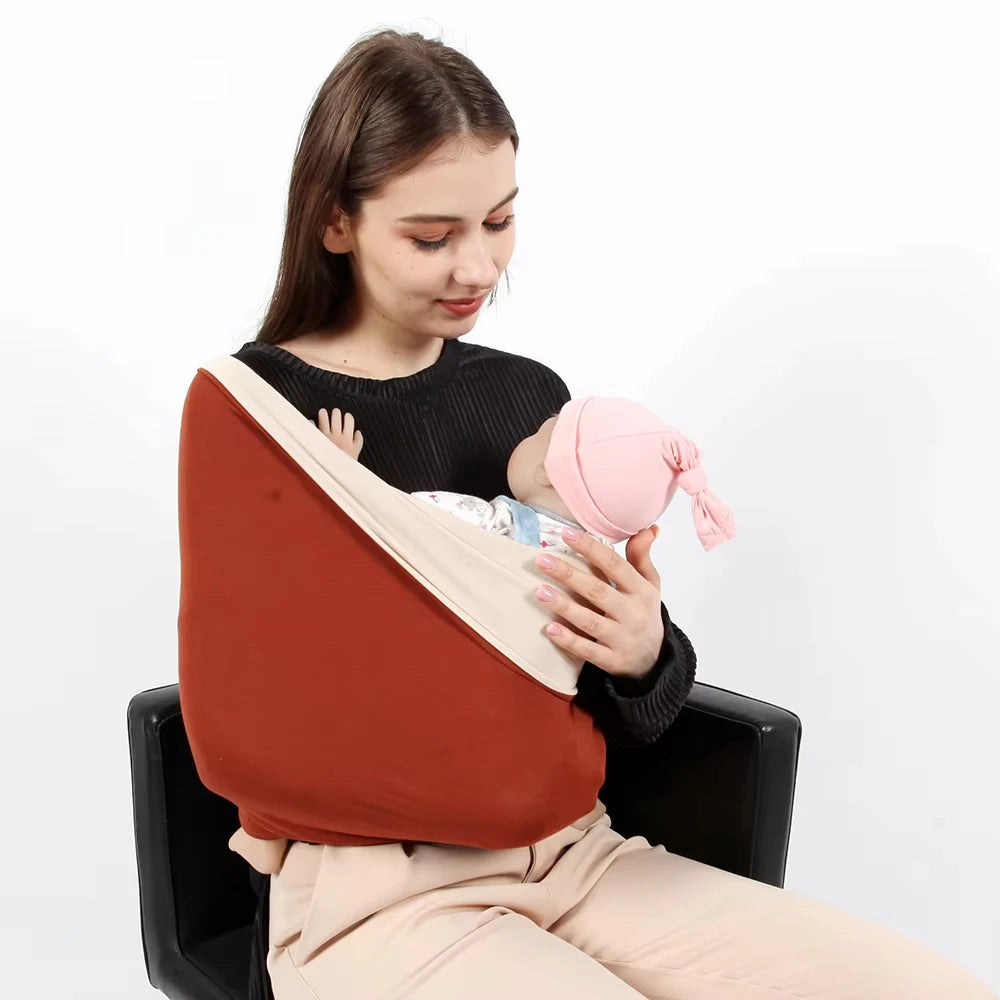 Soothing Mama-Bonding Baby Sling Carrier with Security Comforter - Easy Wear for Infant