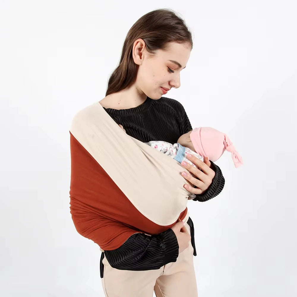 Soothing Mama-Bonding Baby Sling Carrier with Security Comforter - Easy Wear for Infant